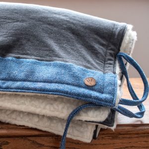 Tweed and Organic Cotton Blanket - Touch of Tweed - Somerset